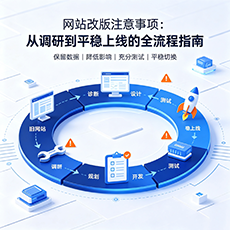 三沙建站-网站改版注意事项：从调研到平稳上线的全流程指南