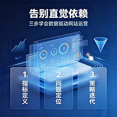 三沙建站-告别直觉依赖：三步学会数据驱动网站运营